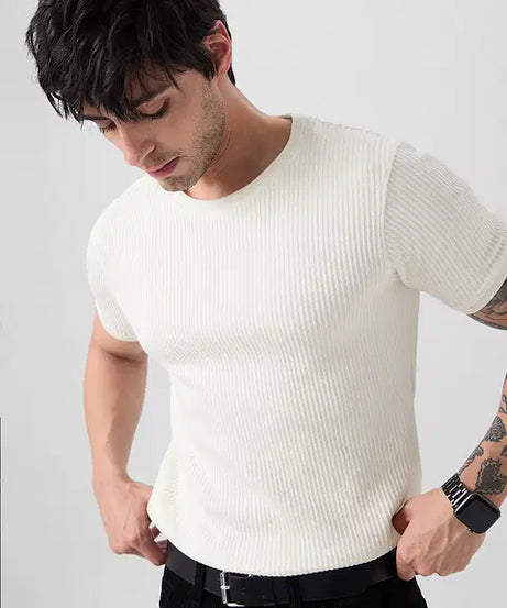 Korean White T-Shirts