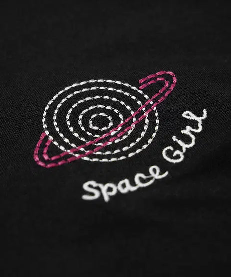 Space Girl Women Relaxed Fit T-Shirts