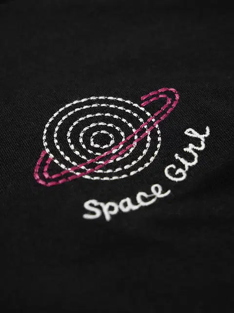 Space Girl Women Relaxed Fit T-Shirts