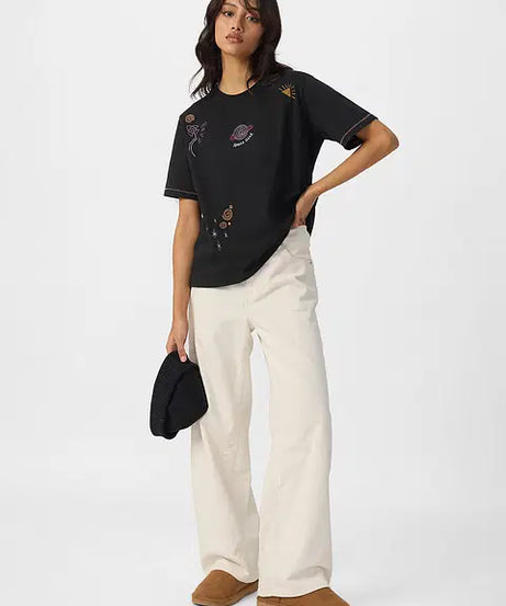 Space Girl Women Relaxed Fit T-Shirts