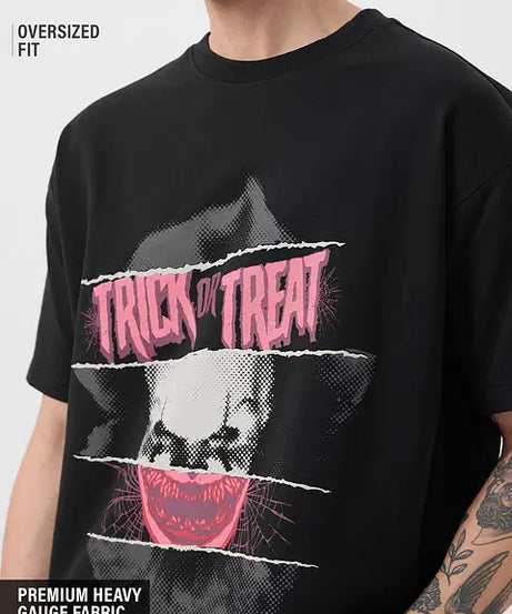 IT Trick Or Treat Oversized T-Shirts