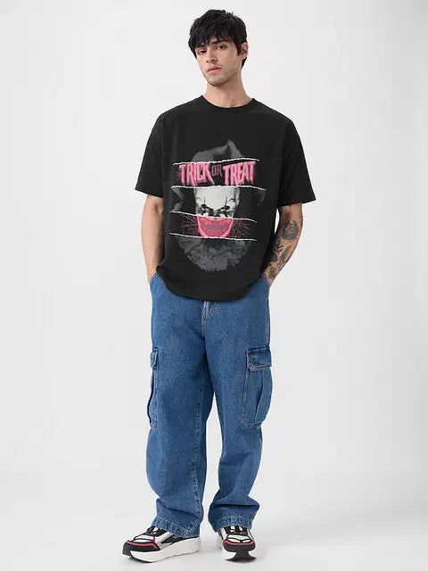 IT Trick Or Treat Oversized T-Shirts