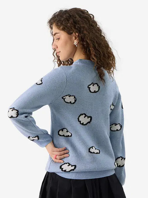 Snoopy Knitted Sweater Women Knitted Sweaters