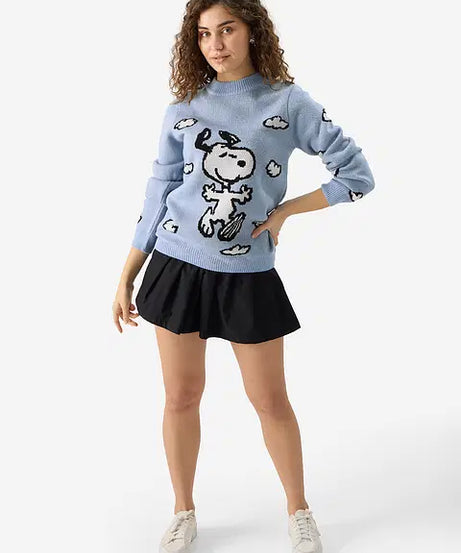 Snoopy Knitted Sweater Women Knitted Sweaters