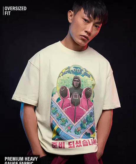 Squid Game Survival Oversized T-Shirts