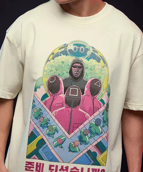 Squid Game Survival Oversized T-Shirts