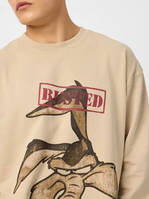 Looney Tunes Busted Oversized Full Sleeve T-Shirts