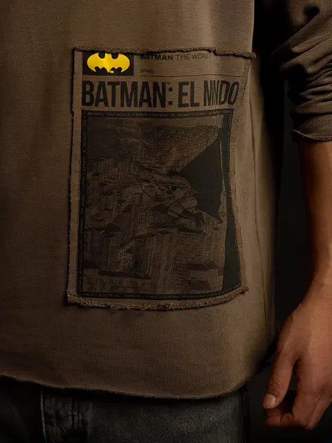 Batman Gotham City Men Oversized Sweatshirts