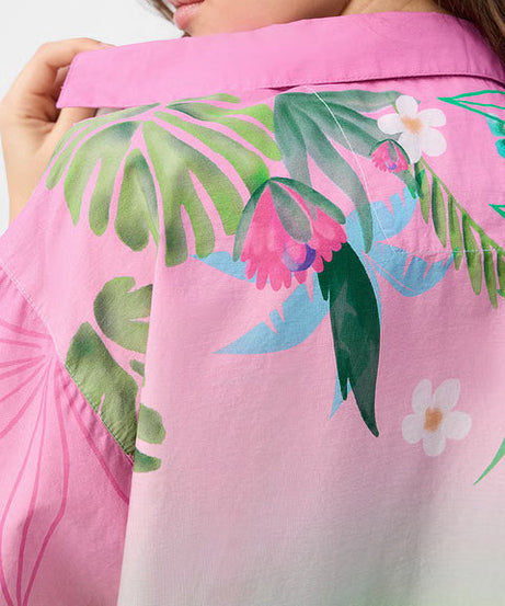 Jungle Book Mowgli's Garden Women Boyfriend Shirts