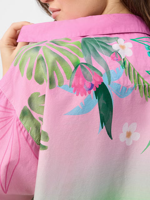 Jungle Book Mowgli's Garden Women Boyfriend Shirts