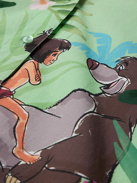 Jungle Book Mowgli's Garden Women Boyfriend Shirts