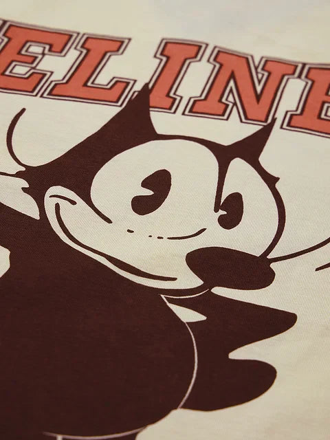 Felix The Cat Feline Force Women Oversized T-Shirts