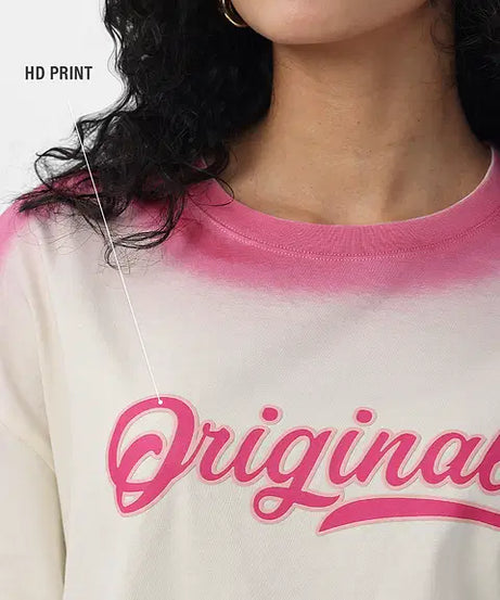 Pink Love Women Oversized T-Shirts