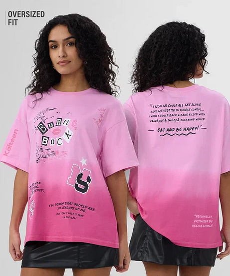Mean Girls Burn Book Women Oversized T-Shirts