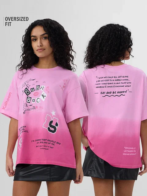 Mean Girls Burn Book Women Oversized T-Shirts