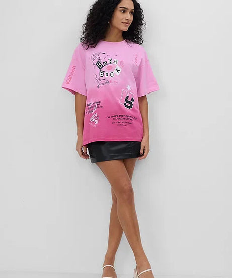 Mean Girls Burn Book Women Oversized T-Shirts