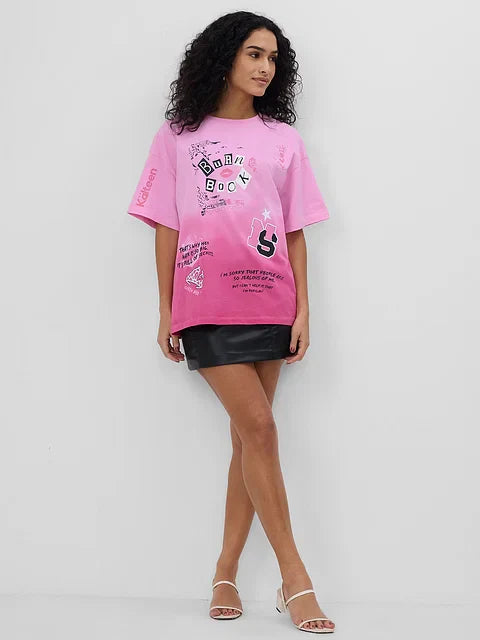 Mean Girls Burn Book Women Oversized T-Shirts