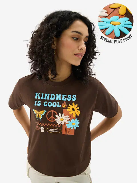 Kindness Is Cool Women Relaxed Fit T-Shirts