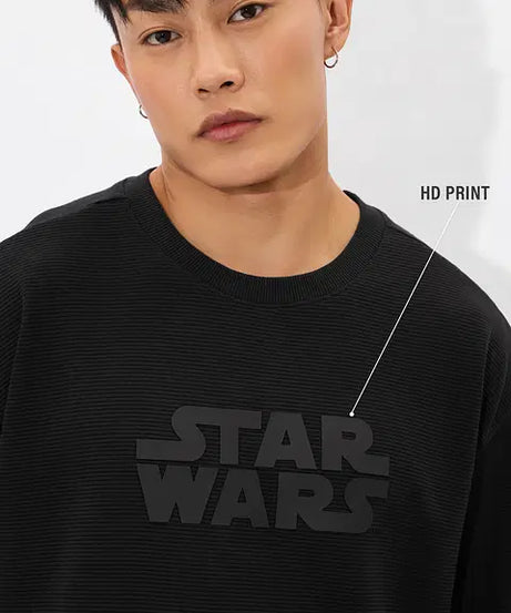 Star Wars Classic Logo Oversized T-Shirts