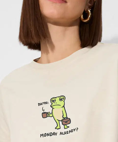 Monday Frog Women Relaxed Fit T-Shirts
