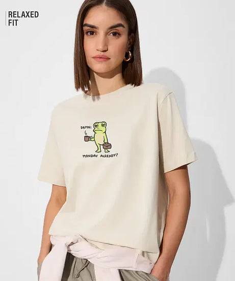 Monday Frog Women Relaxed Fit T-Shirts