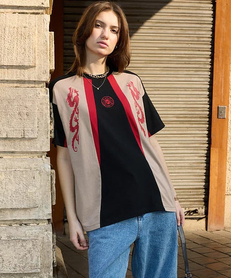 Dragon Warrior Women Oversized T-Shirts