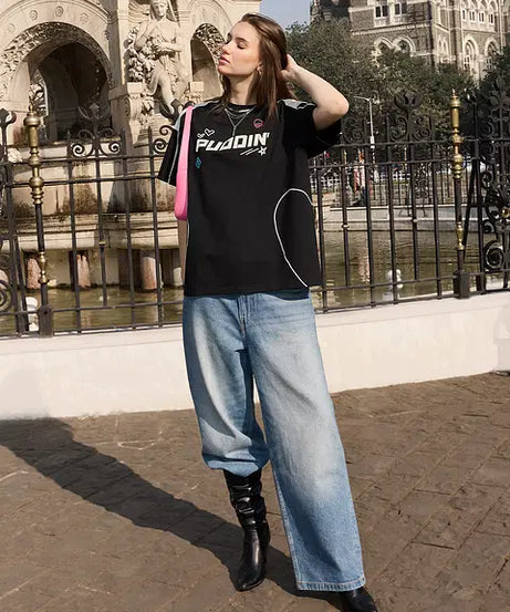 Puddin Quinn Women Oversized T-Shirts