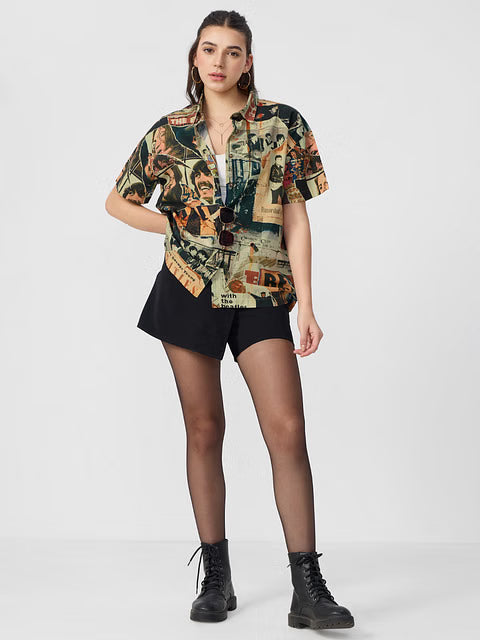 The Beatles Through The Years Women Boyfriend Shirts