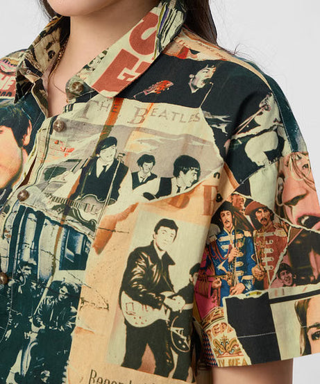 The Beatles Through The Years Women Boyfriend Shirts