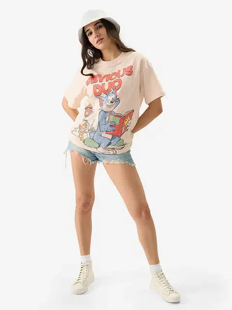 Devious Duo Women Oversized T-Shirts