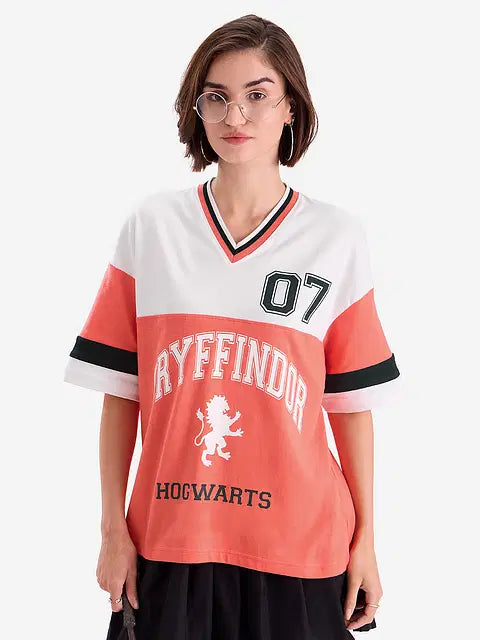 House Gryffindor Women Oversized T-Shirts