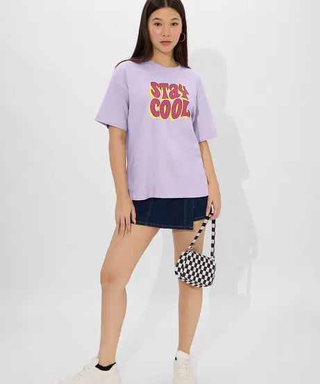 Stay Cool Women Oversized T-Shirts