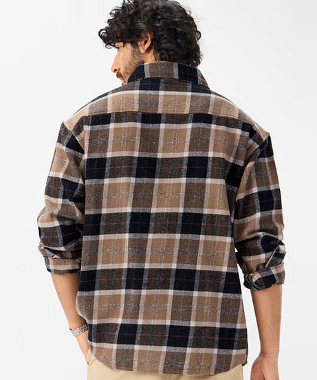 TSS Originals Russet Men Flannel Shackets