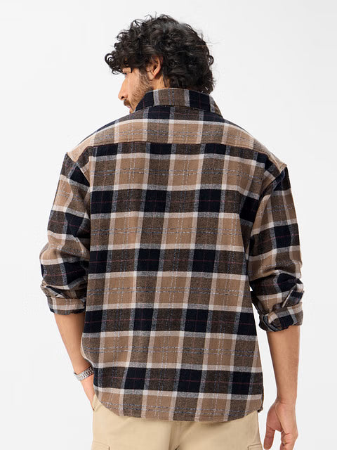 TSS Originals Russet Men Flannel Shackets