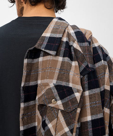 TSS Originals Russet Men Flannel Shackets