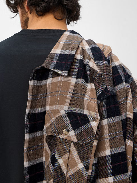 TSS Originals Russet Men Flannel Shackets