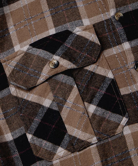 TSS Originals Russet Men Flannel Shackets
