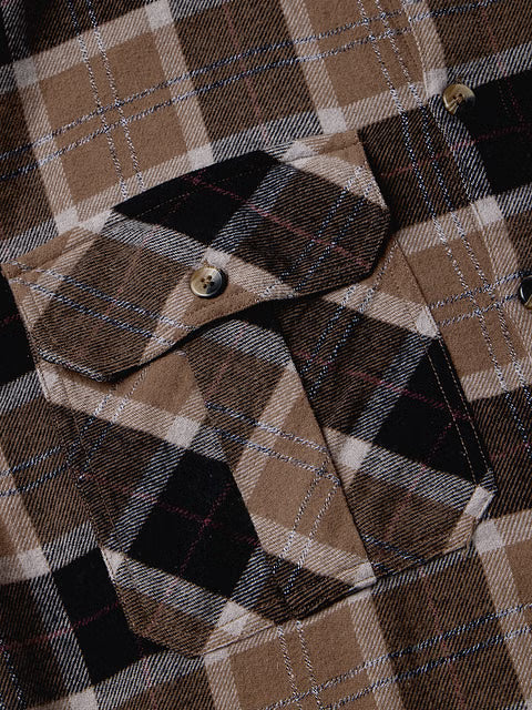 TSS Originals Russet Men Flannel Shackets