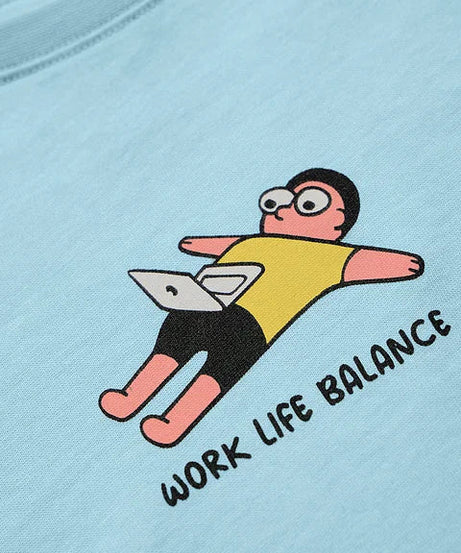 Relaxed T-Shirt Work Life Balance Women Relaxed Fit T-Shirts