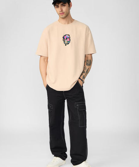 Textured T-shirt  Mr. Souls Splatter Oversized T-Shirts