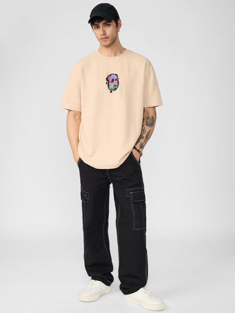 Textured T-shirt  Mr. Souls Splatter Oversized T-Shirts