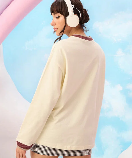 Hello Kitty  Viciously Cute Women Full Sleeve T-Shirts