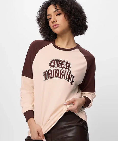 Overthinking Women Full Sleeve T-Shirts