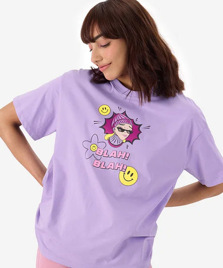 Don't Care Club Women Oversized T-Shirts