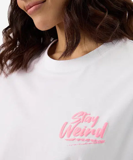 Stay Weird Women Oversized T-Shirts