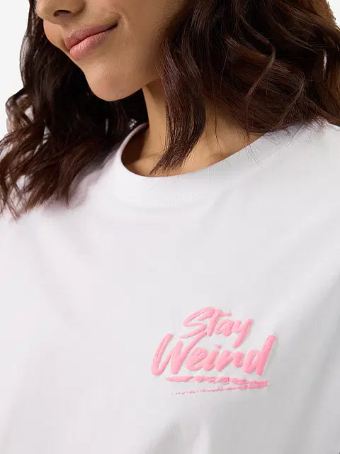 Stay Weird Women Oversized T-Shirts
