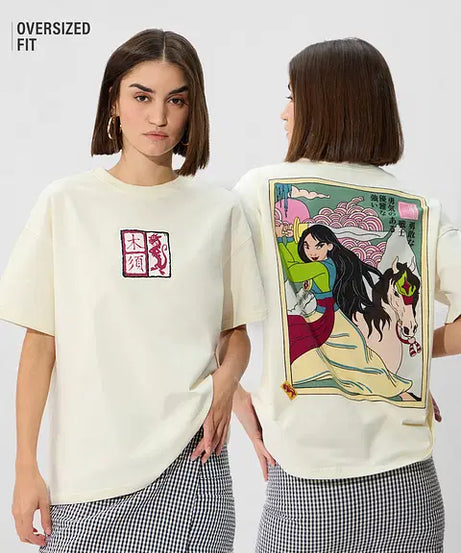 Mulan The Warrior Women Oversized T-Shirts