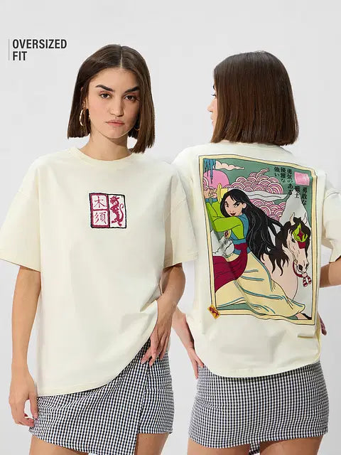 Mulan The Warrior Women Oversized T-Shirts