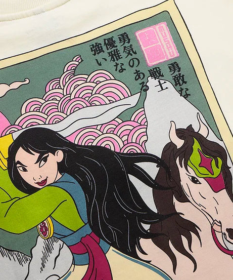 Mulan The Warrior Women Oversized T-Shirts