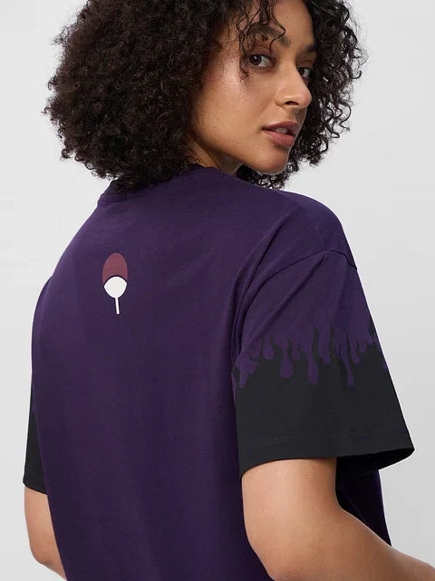 Naruto Sasuke Women Oversized T-Shirts